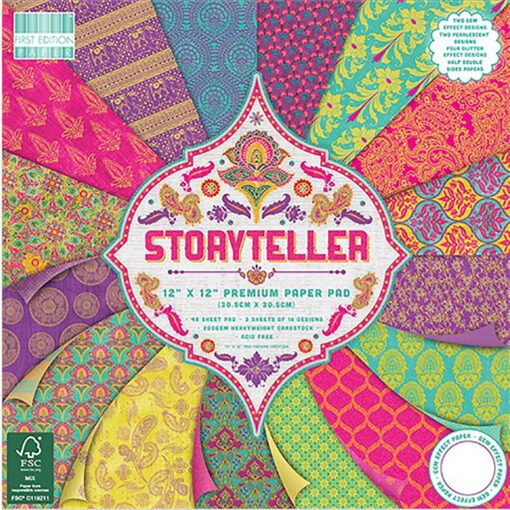 First Edition Papel de Scrapbooking StoryTeller 30x30cm