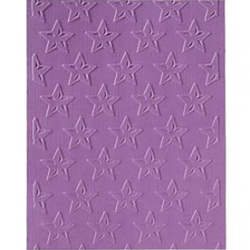 Efco Placa de Textura e Embossing Estrelas