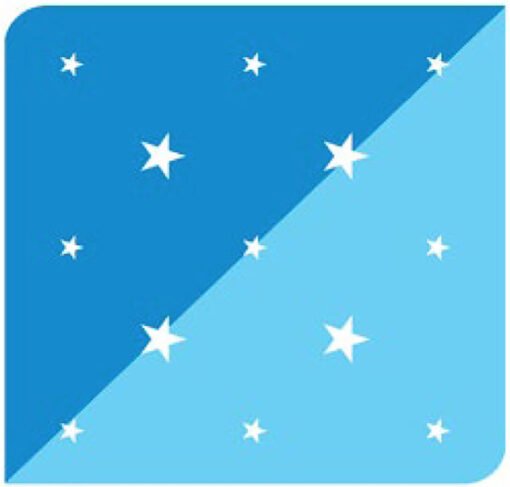 Cartolina Dulpa Face A4 Estrelas Azul