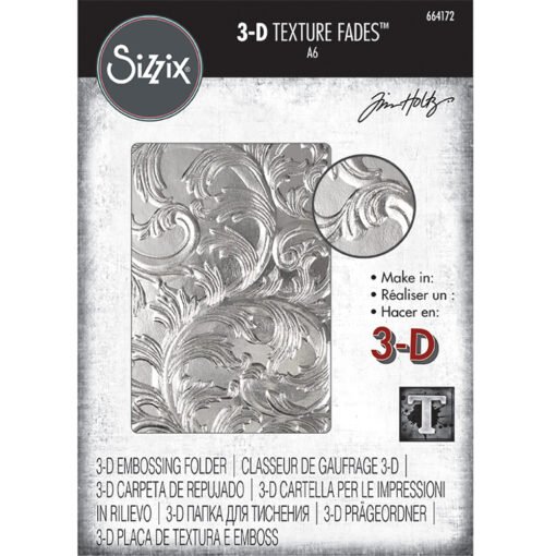 Sizzix 3D Placa de Embossing Elegant