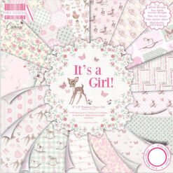 First Edition Papel de Scrapbooking It's a Girl