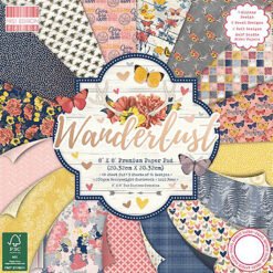 First Edition Papel de Scrapbooking Wanderlust 20x20cm