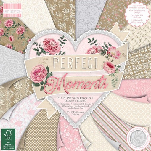 First Edition Papel de Scrapbooking Perfect Moments 20x20cm