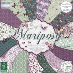 First Edition Papel de Scrapbooking Mariposa 20x20cm