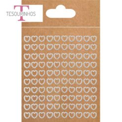 Corações Brancos 10mm – 100 pcs
