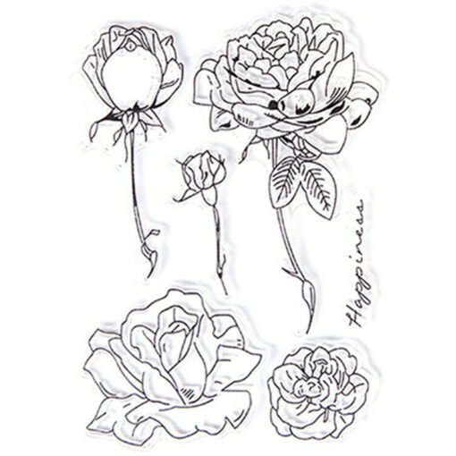 Conjunto de Carimbos Roses