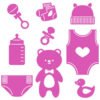 Cortantes Conjunto Baby - 9 peças
