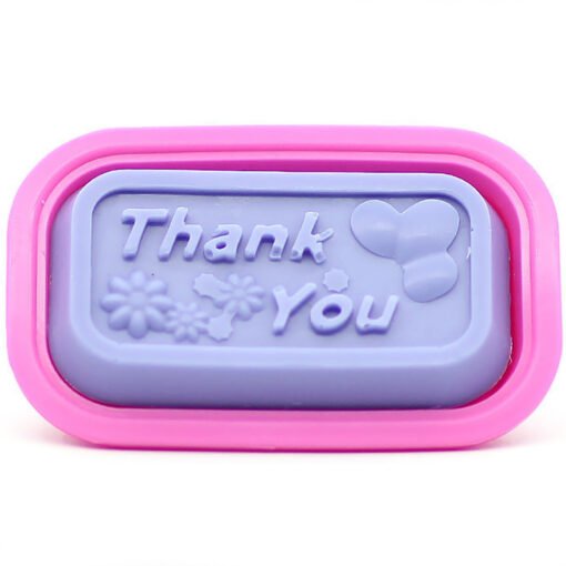 Molde Silicone Thank You