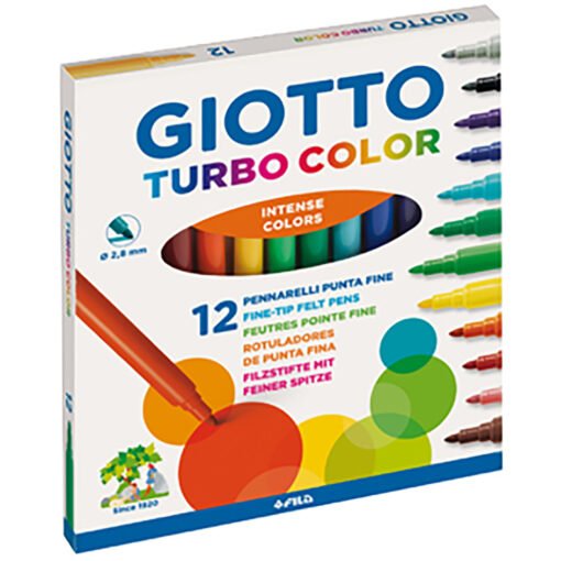 Giotto 12 Marcadores Turbo Color