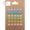 Apliques Meia Pérola Cores Pastel 13mm