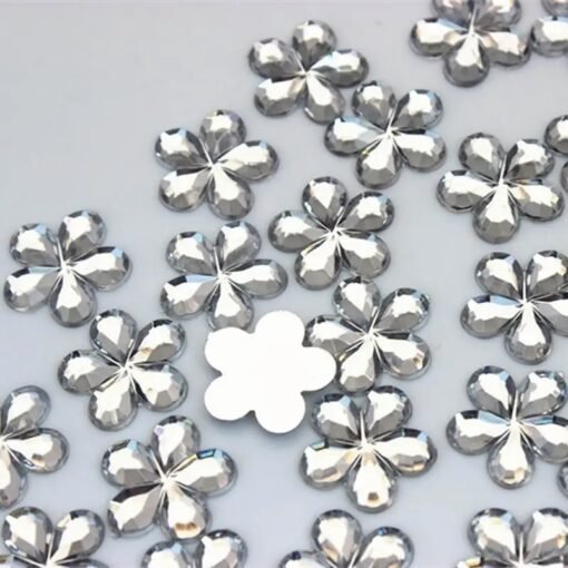Strass Flores Brilhantes 6mm – 250 pcs