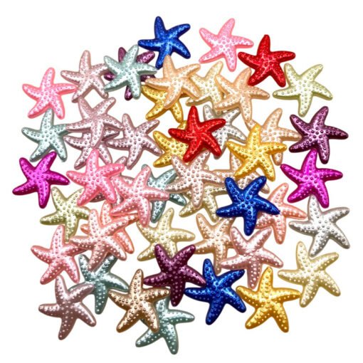 Estrelas do Mar Coloridas 18mm – 48 pcs