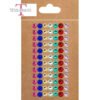 Brilhantes Sortidos Base Plana 8mm – 220 pcs
