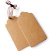Mini Etiquetas Kraft 40x20mm - 20 pcs