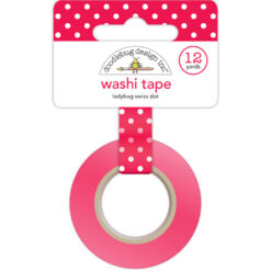 Doodlebug Design Washi Tape Ladybug Swiss Dot