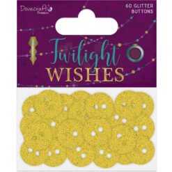 Dovecraft Botões Glitter Twilight Wishes