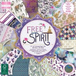 First Edition Papel de Scrapbooking Free Spirit 20x20cm