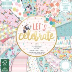 First Edition Papel de Scrapbooking Let's Celebrate 15x15cm