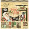 Graphic 45 Papel de Scrapbooking Christmas Time 30x30cm