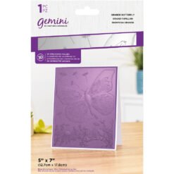 Gemini Placa de Embossing Grande Butterfly 3D