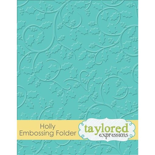 Taylored Expressions Placa de Embossing Holly