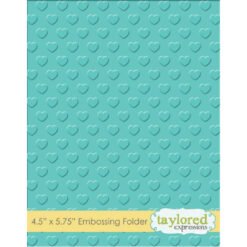 Taylored Expressions Placa de Embossing Swiss Hearts