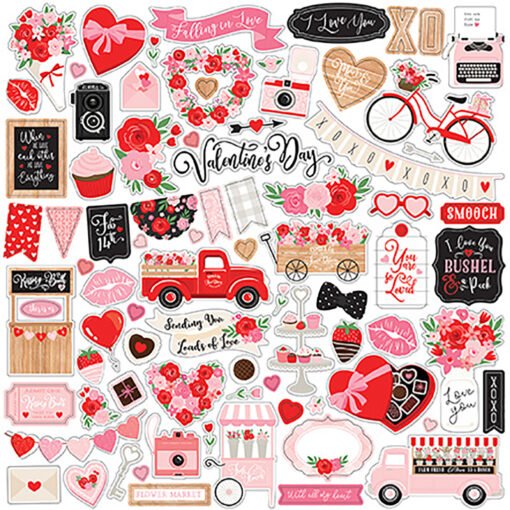 Echo Park Stickers Cupid & Co.