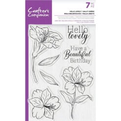 Crafter's Companion Carimbos Hello Lovely