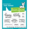 Lawn Fawn Carimbos Tiny Tag Sayings: Birthday