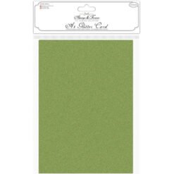 Craft Consortium Cartolina Glitter Moss Green