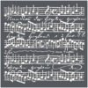 Stamperia Thick Stencil Music Scores