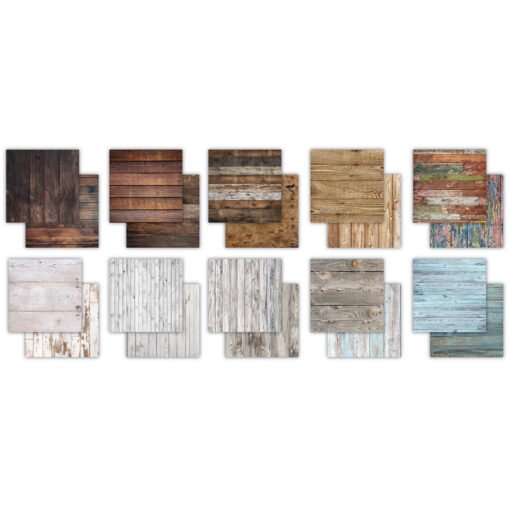 Craft Consortium Papel de Scrapbooking Wood Textures