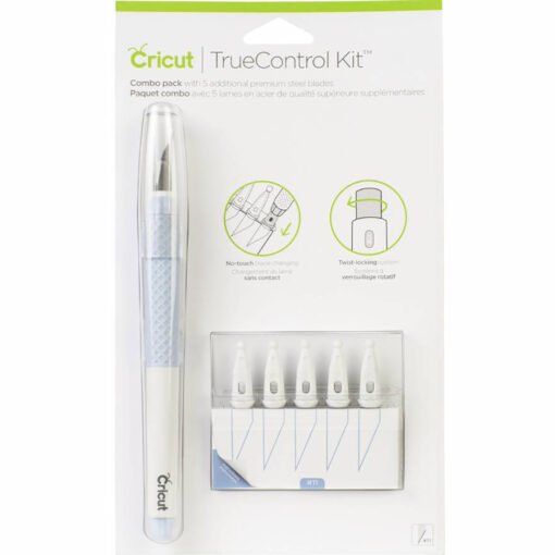 Cricut Kit TrueControl Azul – Bisturi e 5 Lâminas de Substituição