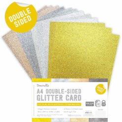 Dovecraft Cartolinas Glitter A4 Dupla Face Metallic