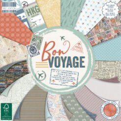 First Edition Papel de Scrapbooking Bon Voyage 30x30cm