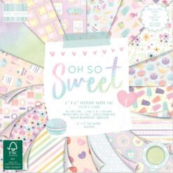 First Edition Papel de Scrapbooking Oh So Sweet 15x15cm