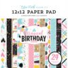 Echo Park Papel de Scrapbooking Magical Birthday Girl 30x30cm