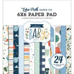 Echo Park Papel de Scrapbooking Welcome Baby Boy 15x15cm