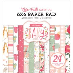 Echo Park Papel de Scrapbooking Welcome Baby Girl 15x15cm