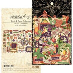 Graphic 45 Fruit & Flora Die-Cut Sortido