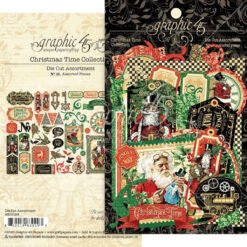 Graphic 45 Christmas Time Die-Cut Sortido