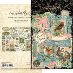 Graphic 45 Woodland Friends Die-Cut Sortido