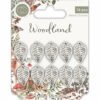 Craft Consortium Charms Metálicos Woodland – Folhas