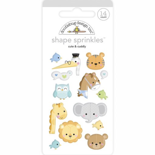 Shape Sprinkles – Enamel Adesivo Cute & Cuddly