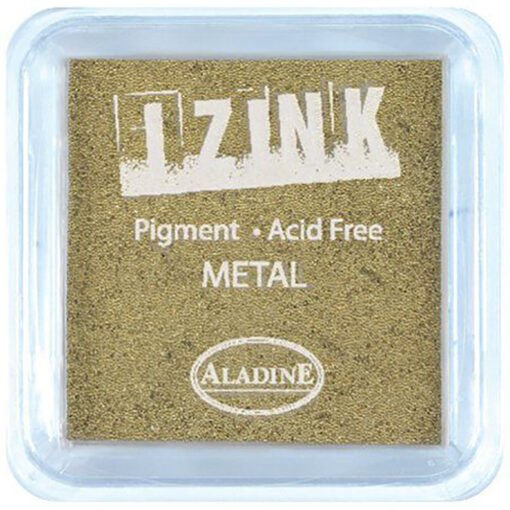 Aladine Izink Almofada de Tinta Grande Metal Ouro