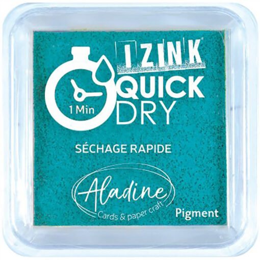 Aladine Izink Almofada de Tinta Secagem Rápida Azul Oceano