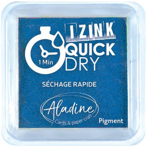 Aladine Izink Almofada de Tinta Secagem Rápida Azul Marinho