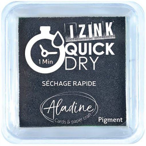 Aladine Izink Almofada de Tinta Secagem Rápida Preto