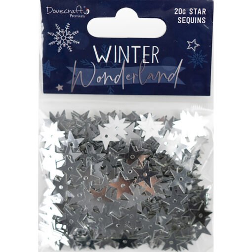 Dovecraft Lantejoulas Estrelas Winter Wonderland