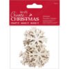 Papermania Create Christmas Flocos de Neve com Glitter